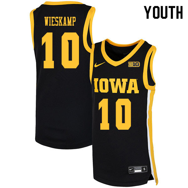 2020 Youth #10 Joe Wieskamp Iowa Hawkeyes College Basketball Jerseys Sale-Black - Click Image to Close